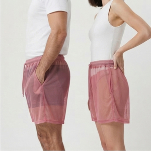 Shorts Transparentes de Malla Ligera Unisex, 100% Poliéster, Cintura Alta, Cierre con Cordón, Impermeables, Sexys y Modernos - Product Image 5