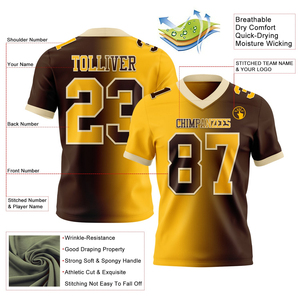 Venta al por mayor: Pantalones cortos personalizados con diseño frontal, malla transpirable marrón dorado sólido, 100% poliéster, de secado rápido, antibacterianos, anti-UV, ajustables. - Product Image 3
