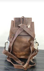 Nouveauté 2026 : Sac à dos pour ordinateur portable en cuir pleine fleur fait main pour femme, style rétro britannique, marron décontracté - Product Image 2