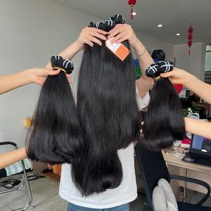 Envío Inmediato: Paquetes de Cabello Remy Virgen Vietnamita 100% Natural, Sin Procesar, Doble Trama a Máquina, Calidad 12A con Cutícula Intacta - Product Image 2