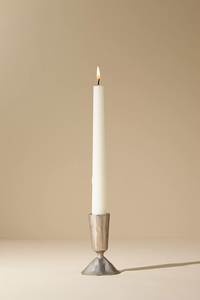 Gold Leaf Candle Holder Nature Inspired Metal Candlestick For <b>Rustic</b> Elegant Table Display - Product Image 2