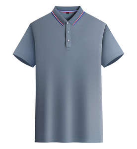 Polo décontracté pour homme, col classique, manches courtes, en mélange de coton doux et respirant, idéal pour le bureau et le quotidien - Product Image 3