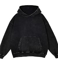 เสื้อฮู้ดดี้ผ้าฟลีซแบบฟอกสีทรงปกติบุซับในสไตล์วินเทจสตรีทแวร์สำหรับฤดูใบไม้ร่วงและฤดูหนาว พรีเมียมเนื้อหนา 100% ผ้าฝ้าย สำหรับผู้ชาย ODM - Product Image 2
