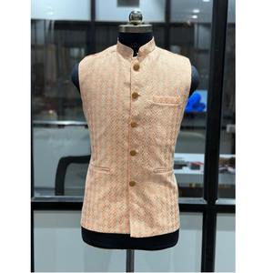 Exportateur indien de manteaux brodés et ornés de sequins pour hommes, tenue traditionnelle pour les célébrations festives, disponible en grande quantité - Product Image 4