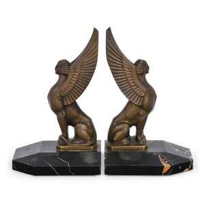 Ultra Modern Heavy Duty Metal Bookend Set with Premium Powder Coated Finish and Anti-Slip Base for Home Office <b>Library</b> Organizat - Product Image 3