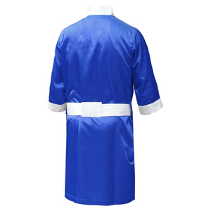 Robes de boxe en soie personnalisées avec ceinture, design sur mesure, arts martiaux, kickboxing, prix de gros avantageux - Product Image 3