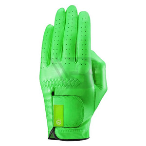 Gants de golf professionnels pour hommes en cuir véritable Cabretta, respirants, avec contrôle de la préhension, fermeture auto-agrippante, pour l'entraînement, haute adhérence - Product Image 1