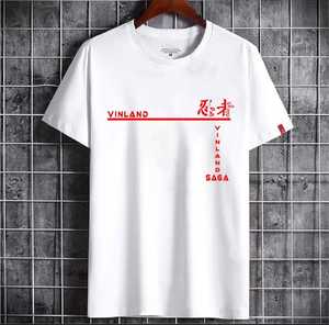 เสื้อยืดแฟชั่นแขนครึ่งสีพื้นแบบพรีเมี่ยมเสื้อยืดคอ100% ผ้าฝ้ายระบายอากาศได้ดีพิมพ์ลายสกรีน - Product Image 4