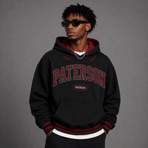 Factory Price embroidered hoodie streetwear hoodie mens hoodie Private Label Bulk Production - Product Image 4