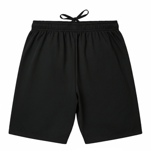 Shorts de sport pour homme à séchage rapide en polyester avec logo personnalisé, taille à cordon, coupe classique, taille adulte, OEM ODM - Product Image 3