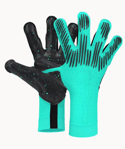 Professional High-Match Unisex Goalkeeper <b>Gloves</b> New Natural <b>Latex</b> Half Pipe Finger Reverse Bag Wear-Resistant Breathable - Product Image 2