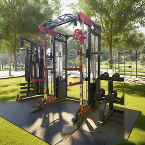 <span class=keywords><strong>Prix</strong></span> de l'équipement de fitness de salle de sport, machine à câbles multifonctionnelle, rack à squats Smith - Product Image 4