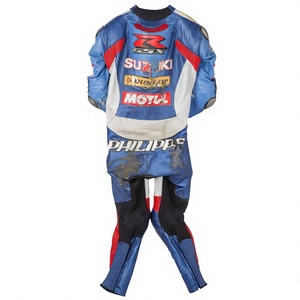 ชุดแข่งรถวิคตอร์เนซ์ ฟิลิปป์ WSBK ซูซูกิ หนังวัว/หนังจิงโจ้ 1 ชิ้น สำหรับขับขี่มอเตอร์ไซค์/จั๊มสูทสำหรับนักขี่มอเตอร์ไซค์ระดับมืออาชีพ - Product Image 2