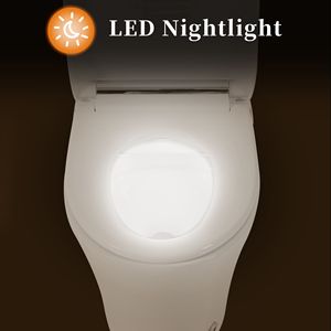 WC Intelligente con Sedile Riscaldato a Temperatura Regolabile, Design Moderno Allungato, Funzioni di Scarico Automatico e Doppio Scarico - Product Image 6