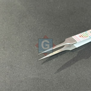 Pince à épiler en acier inoxydable avec pointes pointues, best-seller, pince à épiler pour extensions de cils, marque privée - Product Image 2