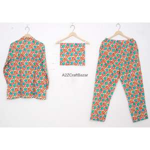 Nuevo Diseño, 100% Algodón Puro, Ropa de Dormir para Mujer, Conjunto de Pijamas Suaves, Proveedores de Fábrica, Ropa de Dormir Femenina - Product Image 4