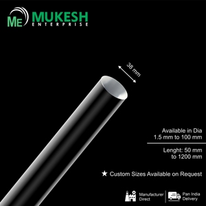 Mukesh Enterprise 38mm Clear Lucite <b>Rod</b> Large Diameter Cast PMMA Solid Round Bar For Advertising Signage Display - Product Image 4