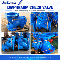 Vanne de commande hydraulique JD745X pour pompe à eau à diaphragme, pour système d'alimentation en eau municipale et de protection incendie, DN50-DN600