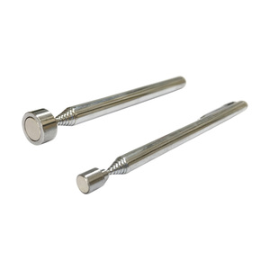[MAGNETO] Outil de ramassage magnétique permanent extensible avec base d'antenne et finition nickelée pour usage industriel en atelier et garage - Product Image 1