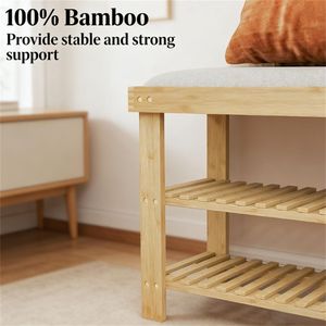 Shoe Storage Desk with Storage Stool Practical Shoe Rack Design - Product Image 4