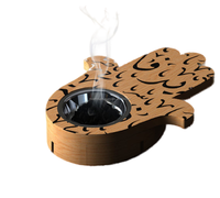 Nouvelle main en bois Madkhan brûleur brûleur d'encens porte-encens personnaliser la taille et personnaliser la fabrication de conception de l'Inde par RF