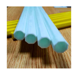 Hollow Fiberglass Rods, Six-sided Stick/tube,FRP Noodles/vermicelli Drying <b>Poles</b> - Product Image 1