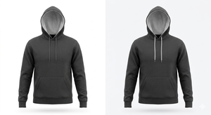 Sweat-shirt à capuche pour homme, color-block, rouge, gris, noir, décontracté, coupe classique, tricoté en polyester et coton, pour l'automne - Product Image 5