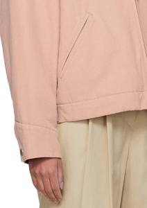 Chaqueta de Trabajo Personalizada de Lona Gruesa Color Rosa Oscuro, Chaqueta Bomber Casual Estilo Detroit para Mujer, Chaqueta de Trabajo Personalizada - Product Image 6