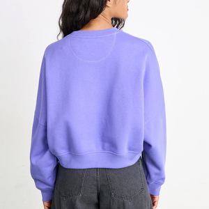 Sudadera con Capucha Personalizada OEM, Impresión Puff, Algodón, Estilo Urbano de Lujo, Oversize, Bordada y con Relieve, para Mujer - Product Image 3