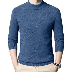 Suéter de Punto Personalizado para Hombre de NURJENNA INDUSTRIES, Cuello Redondo, 100% Lana Gruesa, Antipilling, Transpirable, para Invierno - Product Image 6