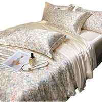 Elegante y Atemporal Juego de Ropa de Cama de Tela Jacquard Estampada y Transpirable para Dormitorios Modernos y Hoteles Boutique