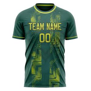 Uniforme Deportivo Personalizado al por Mayor, Camiseta Deportiva Transpirable de Poliéster con Impresión de Logotipo y Nombre del Equipo para Clubes, Nueva Camiseta de Fútbol para Hombre - Product Image 1