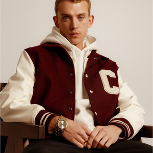Wholesale OEM Customized Men Embroidered Logo Letterman <b>Jackets</b> men college <b>jacket</b> for men With OEM Wholesale Service - Product Image 6