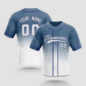 Camiseta de Béisbol Personalizada con Logotipo, Nombre y Número del Equipo, Uniforme de Béisbol Sublimado 100% Poliéster - Product Image 3