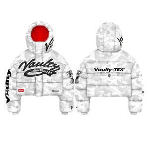 Custom Logo <b>Ladies</b> Winter Puffer <b>Jacket</b> Waterproof Thick Warm Coat with Fashion Zipper Design New Condition Canvas Fabric - Product Image 5