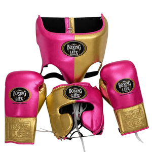 Oem No Boxing No Life - Set de Entrenamiento de Boxeo Profesional de Cuero, Guantes Premium, Protector de Cabeza, Protector Inguinal, Kit para Adultos para Artes Marciales - Product Image 1