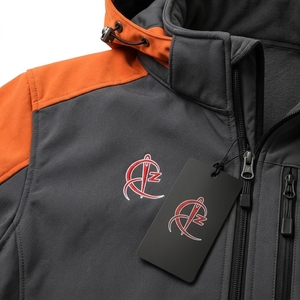 Chaqueta Soft Shell Personalizada, Material de Poliéster Resistente, Diseño Resistente al Viento, Tejido Transpirable, Ajuste Cómodo, Ropa de Trabajo para Exteriores, OEM - Product Image 5