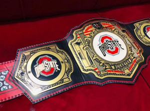 Cinturón de Campeonato de los Ohio State Buckeyes, Talla Adulto, Modelo Legacy, Hecho de Aleación de Zinc Premium de 2mm/4mm, Cintura Alta - Product Image 3