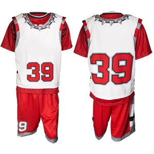 ชุดลาครอสพิมพ์ลายคุณภาพพรีเมียมขายดีที่สุด แบบยูนิเซ็กซ์ สไตล์ล่าสุด สำหรับทีม ระบายอากาศได้ดี เป็นมิตรกับสิ่งแวดล้อม แห้งเร็ว - Product Image 1