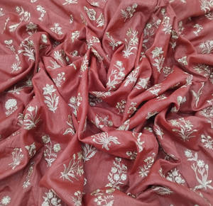 Tela de Chifón Bordada Malty Dobby, 100% Poliéster, Transpirable, Ecológica, para Bodas, Color Personalizado, Suministro Textil, Exportaciones - Product Image 4