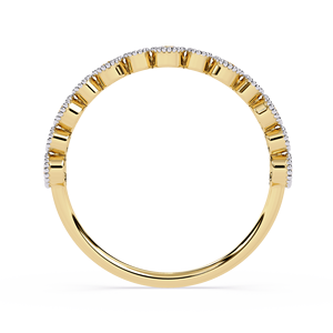 แหวนเพชรทรงกลมเจียระไนแบบบริลเลียนท์ทองคำขาว 14k สำหรับผู้หญิง สไตล์คลาสสิก เหมาะสำหรับงานหมั้น งานครบรอบแต่งงาน และงานแต่งงาน - Product Image 4
