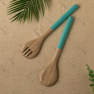 Vietnamese Supplier Kitchen Bamboo Cooking Utensil <b>Set</b> <b>Spatula</b> and Spoon with Comfortable Handle - Product Image 2