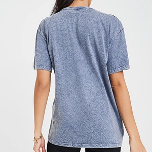 Camiseta Urbana Ligera de Alta Calidad OEM/ODM, Color Sólido, Talla Grande, Hombros Caídos, Logotipo Impreso DTG Personalizado - Product Image 6