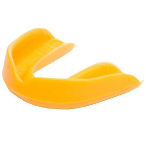 Protège-dents jaune en EVA à couche unique, moulable, pour la boxe, équipement de protection sportive, ajustement universel - Product Image 1
