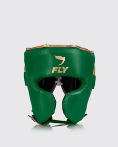 ชุดอุปกรณ์ป้องกันศีรษะและอวัยวะเพศสำหรับมวย MMA สีเขียวทอง หนังแท้ แบบผูกเชือก ระบายอากาศได้ดี กันลื่น แห้งเร็ว สวมใส่สบาย สำหรับผู้ใหญ่ - Product Image 6
