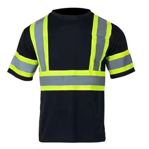 Camiseta de Trabajo Unisex de Alta Visibilidad en Color Naranja, de Algodón, para Trabajo, Precio Económico, Calidad Superior - Product Image 2