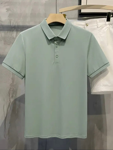 เสื้อเชิ้ตแขนสั้นผู้ชายผ้าฝ้าย 100% ซักแล้วแห้งเร็ว สวมใส่สบาย - Product Image 2