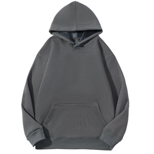 Custom Boxy Hoodies Unisex 400Gsm Hoodies Streetwear High Quality Cotton Vintage Heavyweight Blank Pullover <b>Hoodie</b> - Product Image 6