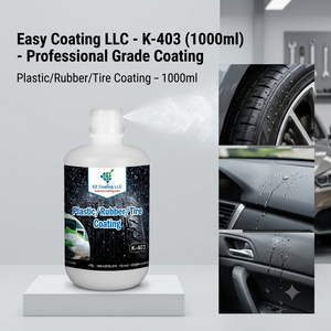 EZ Coating LLC K-403 Plastic <b>Rubber</b> Tire Coating Liquid For Car Protection <b>Spray</b> Application - Product Image 1