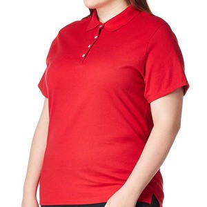 Polo personnalisé pour femme - Manches courtes 100% coton original respirant tricoté, chemises vierges décontractées pour le sport féminin - Product Image 6